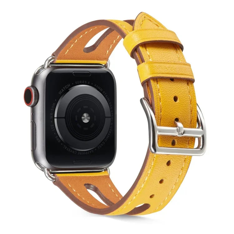Dây đồng hồ da thuộc hạng nhất cho Apple Watch Series 6 & SE & 5 & 4 44mm / 3 & 2 & 1 42mm