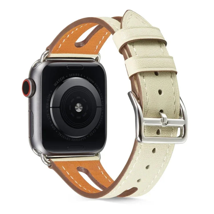 Dây đồng hồ da thuộc hạng nhất cho Apple Watch Series 6 & SE & 5 & 4 44mm / 3 & 2 & 1 42mm