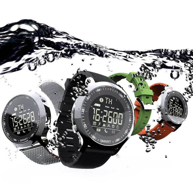 Đồng hồ thông minh Lokmat MK18 màn hình tròn 1.1 inch IP68 chống nước, Hỗ trợ nhắc thông tin / điều khiển camera từ xa / theo dõi chuyển động đi bộ