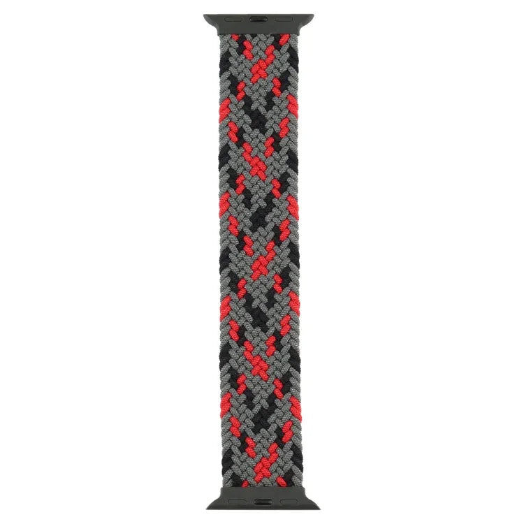 Dây đồng hồ thay thế dây nylon bện màu hỗn hợp khóa nhựa một vòng đơn cho Apple Watch Series 6 & SE & 5 & 4 40mm / 3 & 2 & 1 38mm, S, M, L, XL