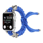 Dây đồng hồ bện dây dù hình đầu lâu, Dành cho Apple Watch Ultra 49mm / Series 8&7 45mm / SE 2&6&SE&5&4 44mm / 3&2&1 42mm, Dành cho Apple Watch Series 8&7 41mm / SE 2&6&SE&5&4 40mm / 3&2&1 38mm