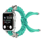 Dây đồng hồ bện dây dù hình đầu lâu, Dành cho Apple Watch Ultra 49mm / Series 8&7 45mm / SE 2&6&SE&5&4 44mm / 3&2&1 42mm, Dành cho Apple Watch Series 8&7 41mm / SE 2&6&SE&5&4 40mm / 3&2&1 38mm