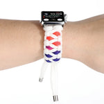 Braided Umbrella Cord Watch Strap, For Apple Watch Ultra 49mm / Series 8&7 45mm / SE 2&6&SE&5&4 44mm / 3&2&1 42mm, For Apple Watch Series 8&7 41mm / SE 2&6&SE&5&4 40mm / 3&2&1 38mm, For Apple Watch Series 7 45mm / 6 & SE & 5 & 4 44mm / 3 & 2 & 1 42mm