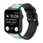 Dây đồng hồ da in họa tiết, Dành cho Apple Watch Series 7 45mm / 6 & SE & 5 & 4 44mm / 3 & 2 & 1 42mm, Dành cho Apple Watch Series 8&7 41mm / SE 2&6&SE&5&4 40mm / 3&2&1 38mm, Dành cho Apple Watch PSeries 7 41mm / 6 & SE & 5 & 4 40mm / 3 & 2 & 1 38mm