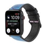 Dây đồng hồ da in họa tiết, Dành cho Apple Watch Series 7 45mm / 6 & SE & 5 & 4 44mm / 3 & 2 & 1 42mm, Dành cho Apple Watch Series 8&7 41mm / SE 2&6&SE&5&4 40mm / 3&2&1 38mm, Dành cho Apple Watch PSeries 7 41mm / 6 & SE & 5 & 4 40mm / 3 & 2 & 1 38mm