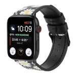 Dây đồng hồ da in họa tiết, Dành cho Apple Watch Series 7 45mm / 6 & SE & 5 & 4 44mm / 3 & 2 & 1 42mm, Dành cho Apple Watch Series 8&7 41mm / SE 2&6&SE&5&4 40mm / 3&2&1 38mm, Dành cho Apple Watch PSeries 7 41mm / 6 & SE & 5 & 4 40mm / 3 & 2 & 1 38mm