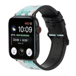 Dây đồng hồ da in họa tiết, Dành cho Apple Watch Series 7 45mm / 6 & SE & 5 & 4 44mm / 3 & 2 & 1 42mm, Dành cho Apple Watch Series 8&7 41mm / SE 2&6&SE&5&4 40mm / 3&2&1 38mm, Dành cho Apple Watch PSeries 7 41mm / 6 & SE & 5 & 4 40mm / 3 & 2 & 1 38mm