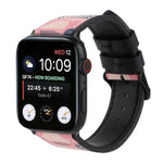 Dây đồng hồ da in họa tiết, Dành cho Apple Watch Series 7 45mm / 6 & SE & 5 & 4 44mm / 3 & 2 & 1 42mm, Dành cho Apple Watch Series 8&7 41mm / SE 2&6&SE&5&4 40mm / 3&2&1 38mm, Dành cho Apple Watch PSeries 7 41mm / 6 & SE & 5 & 4 40mm / 3 & 2 & 1 38mm