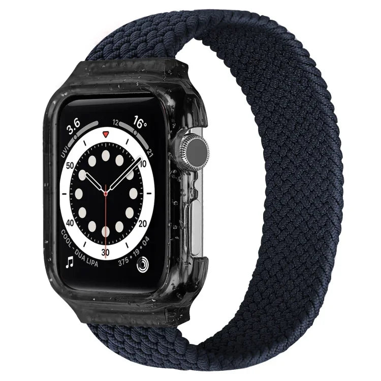 Dây đeo tay thay thế dệt có khung cho Apple Watch Series 6 & SE & 5 & 4 40mm / 3 & 2 & 1 38mm, 128mm, 135mm, 140mm, 145mm, 150mm, 155mm