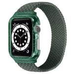 Dây đeo tay thay thế dệt có khung cho Apple Watch Series 6 & SE & 5 & 4 40mm / 3 & 2 & 1 38mm, 128mm, 135mm, 140mm, 145mm, 150mm, 155mm