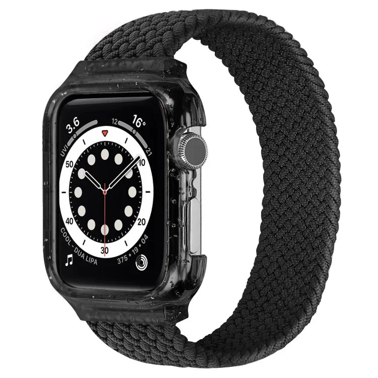Dây đeo tay thay thế dệt có khung cho Apple Watch Series 6 & SE & 5 & 4 40mm / 3 & 2 & 1 38mm, 128mm, 135mm, 140mm, 145mm, 150mm, 155mm