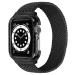Dây đeo tay thay thế dệt có khung cho Apple Watch Series 6 & SE & 5 & 4 40mm / 3 & 2 & 1 38mm, 128mm, 135mm, 140mm, 145mm, 150mm, 155mm