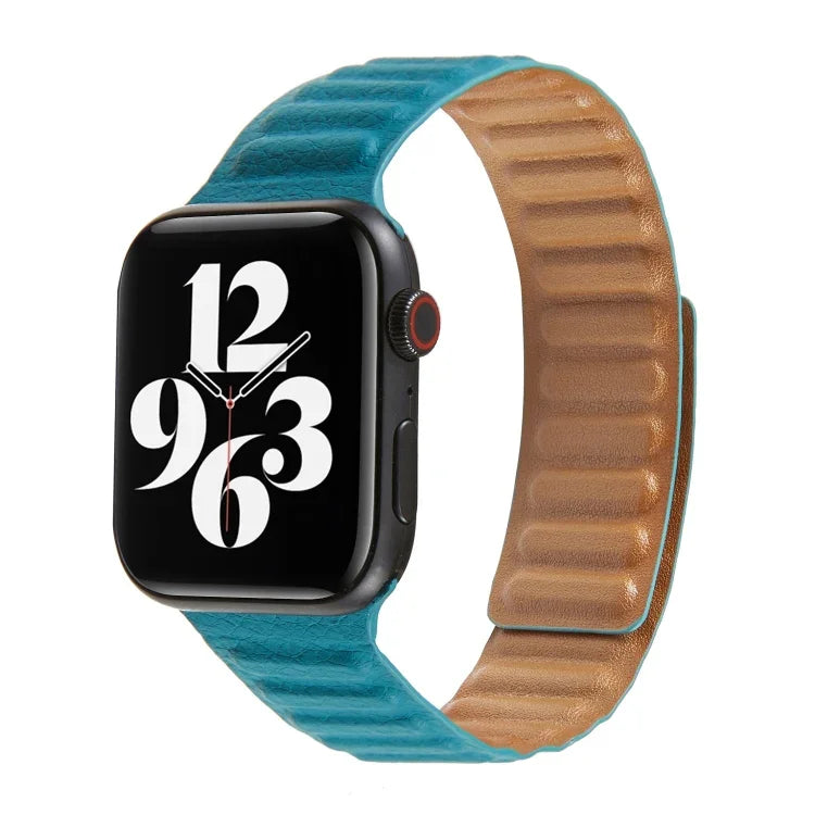Dây đồng hồ da vòng lặp cho Apple Watch Series 6 & SE & 5 & 4 40mm / 3 & 2 & 1 38mm, Dành cho Apple Watch Series 7 41mm / 6 & SE & 5 & 4 40mm / 3 & 2 & 1 38mm
