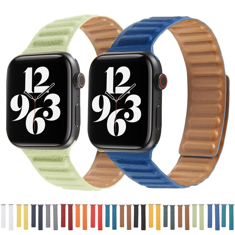 Dây đồng hồ da vòng lặp cho Apple Watch Series 6 & SE & 5 & 4 44mm / 3 & 2 & 1 42mm, Dành cho Apple Watch Series 7 45mm / 6 & SE & 5 & 4 44mm / 3 & 2 & 1 42mm