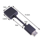 Cáp chuyển đổi mở rộng HDMI 4K đực sang cái xoay mạ vàng