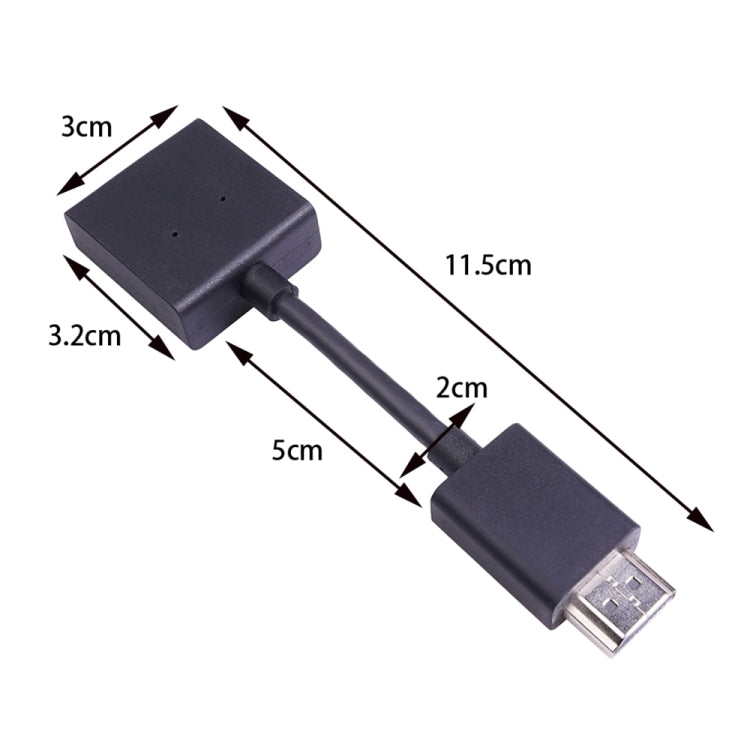Cáp chuyển đổi mở rộng HDMI 4K đực sang cái xoay mạ vàng
