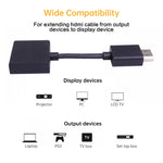 Cáp chuyển đổi mở rộng HDMI 4K đực sang cái xoay mạ vàng