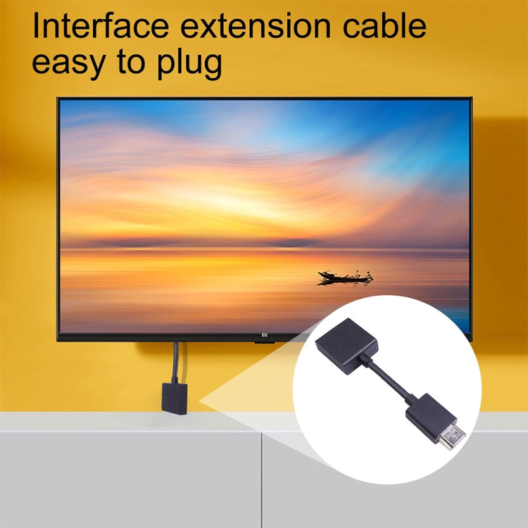 Cáp chuyển đổi mở rộng HDMI 4K đực sang cái xoay mạ vàng