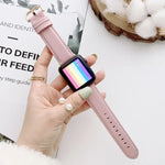 Dây đồng hồ thay thế khóa chữ D bề mặt mịn cho Apple Watch Series 6 & SE & 5 & 4 44mm / 3 & 2 & 1 42mm