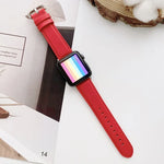 Dây đồng hồ thay thế khóa chữ D bề mặt mịn cho Apple Watch Series 6 & SE & 5 & 4 44mm / 3 & 2 & 1 42mm