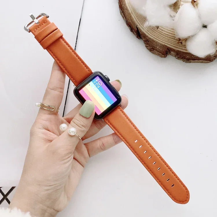 Dây đồng hồ thay thế khóa chữ D bề mặt mịn cho Apple Watch Series 6 & SE & 5 & 4 44mm / 3 & 2 & 1 42mm