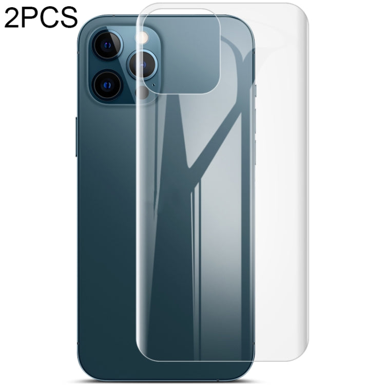 2 miếng dán bảo vệ màn hình cong IMAK 0.15mm Hydrogel full màn hình, bảo vệ mặt sau, cho iPhone 12 Pro Max
