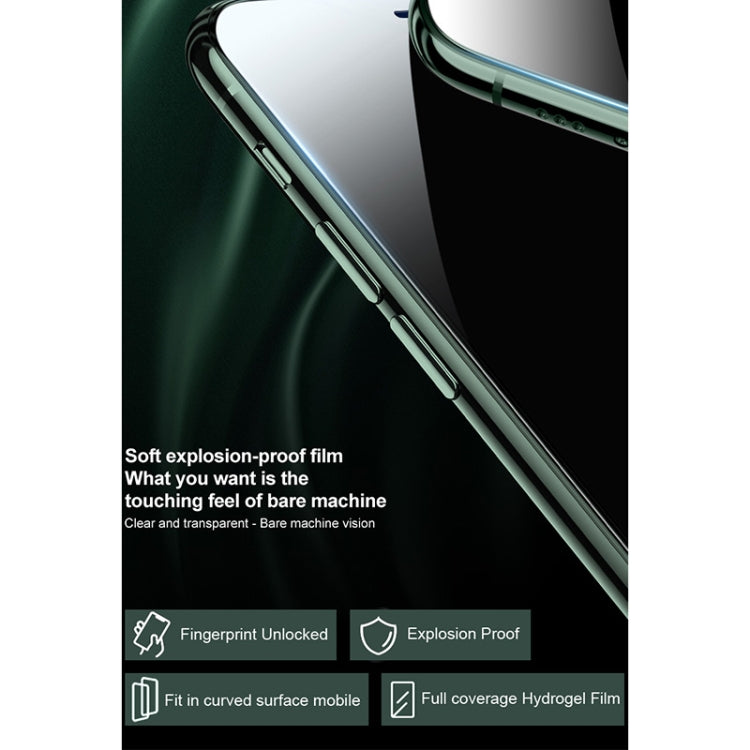 2 miếng IMAK miếng dán bảo vệ màn hình Hydrogel cong 0.15mm phủ toàn bộ mặt trước, dành cho iPhone 12 Pro Max