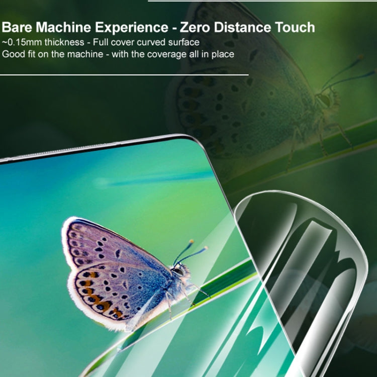 2 miếng IMAK miếng dán bảo vệ màn hình Hydrogel cong 0.15mm phủ toàn bộ mặt trước, dành cho iPhone 12 Pro Max