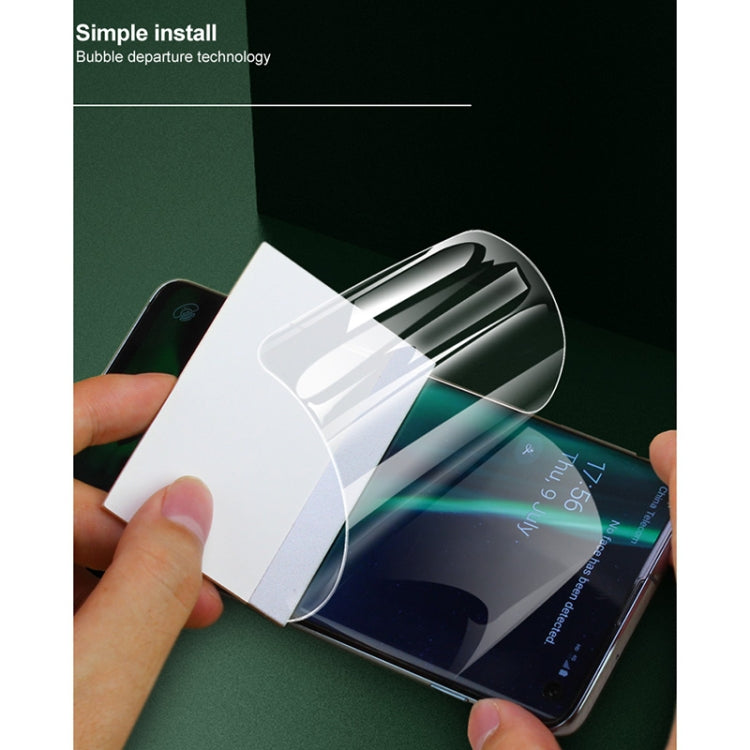 2 miếng IMAK miếng dán bảo vệ màn hình Hydrogel cong 0.15mm phủ toàn bộ mặt trước, dành cho iPhone 12 Pro Max