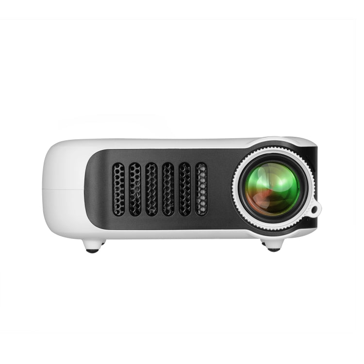 Máy chiếu kỹ thuật số HD rạp hát mini tại nhà TRANSJEE A2000 320x240P 1000 ANSI Lumens, loại phích cắm: phích cắm Mỹ (màu trắng)