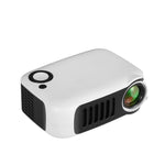Máy chiếu kỹ thuật số HD rạp hát mini tại nhà TRANSJEE A2000 320x240P 1000 ANSI Lumens, loại phích cắm: phích cắm Mỹ (màu trắng)