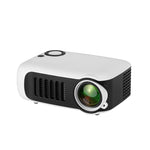 Máy chiếu kỹ thuật số HD rạp hát mini tại nhà TRANSJEE A2000 320x240P 1000 ANSI Lumens, loại phích cắm: phích cắm Mỹ (màu trắng)