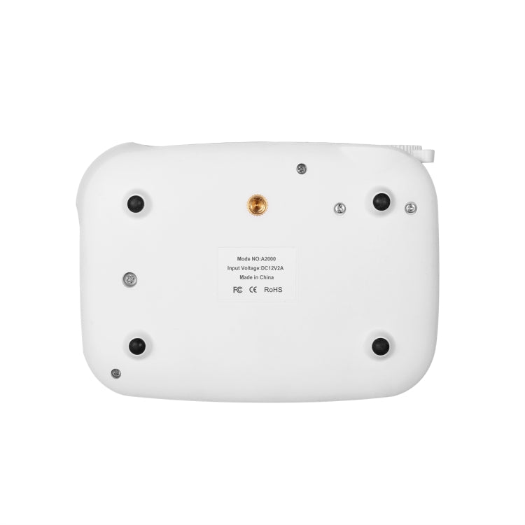 Máy chiếu kỹ thuật số HD rạp hát mini tại nhà TRANSJEE A2000 320x240P 1000 ANSI Lumens, loại phích cắm: phích cắm Mỹ (màu trắng)