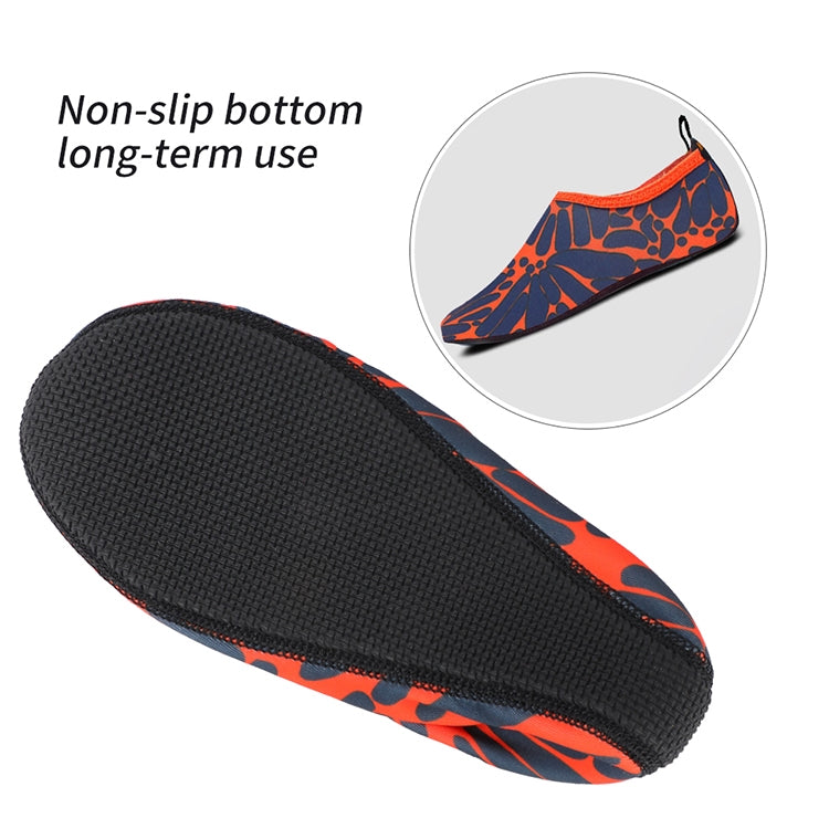 Giày và tất lặn đế cao su dập nổi chống trượt, họa tiết, một đôi, size XXXS, XXS, XS, S, M, L, XL, XXL, XXXL