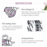 Mặt dây chuyền bạc S925 Sterling hình bọ rùa phụ kiện vòng tay vòng cổ tự làm, Bọ rùa