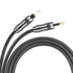 Cáp âm thanh quang kỹ thuật số EMK OD1.0mm Toslink 3.5mm sang Mini Toslink, dài 1m, 1.5m, 2m, 3m, 5m