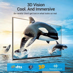 Cáp HDMI2.1 8K 120Hz độ nét cao, dài 50cm, 1.5m, 2m, 3m, 5m