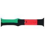 Dây đeo thể thao silicone màu đen Unity thay thế cho Apple Watch Series 6 & SE & 5 & 4 40mm / 3 & 2 & 1 38mm, Dành cho Apple Watch 40mm/38mm
