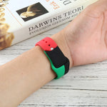 Dây đeo thể thao silicone màu đen Unity thay thế cho Apple Watch Series 6 & SE & 5 & 4 40mm / 3 & 2 & 1 38mm, Dành cho Apple Watch 40mm/38mm