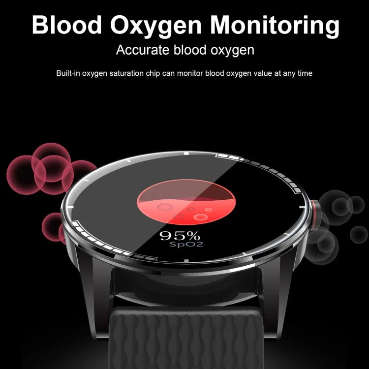 Đồng hồ thông minh H6 màn hình cảm ứng 1.28 inch IP67 chống nước, Hỗ trợ gọi Bluetooth / theo dõi giấc ngủ / nhịp tim