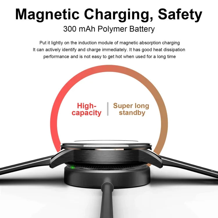 Đồng hồ thông minh H6 màn hình cảm ứng 1.28 inch IP67 chống nước, Hỗ trợ gọi Bluetooth / theo dõi giấc ngủ / nhịp tim