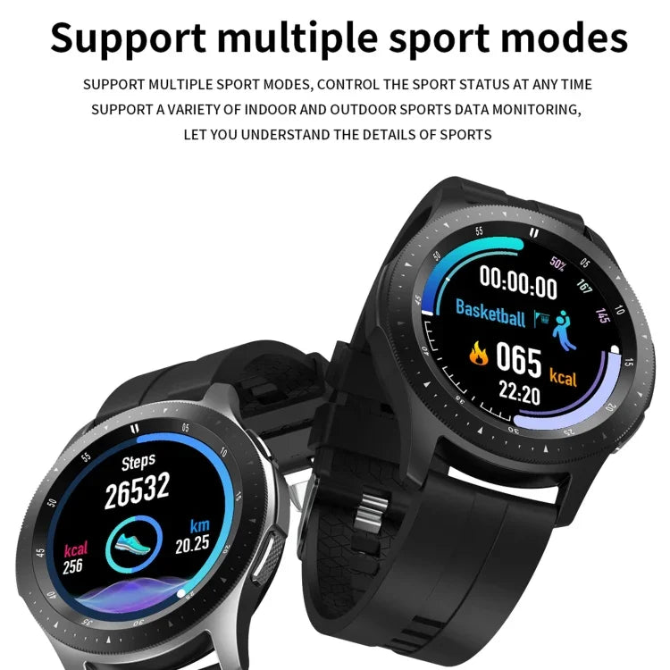 Vòng đeo tay thông minh W68 màn hình cảm ứng 1.54 inch chống nước IP67, Hỗ trợ theo dõi oxy trong máu / Gọi Bluetooth / Theo dõi nhịp tim, Kiểu dáng: Dây thép
