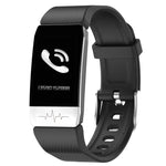 Vòng đeo tay thông minh T1S màn hình 1.14 inch chống nước IP67, Hỗ trợ theo dõi oxy trong máu / Theo dõi nhiệt độ cơ thể / Theo dõi nhịp tim