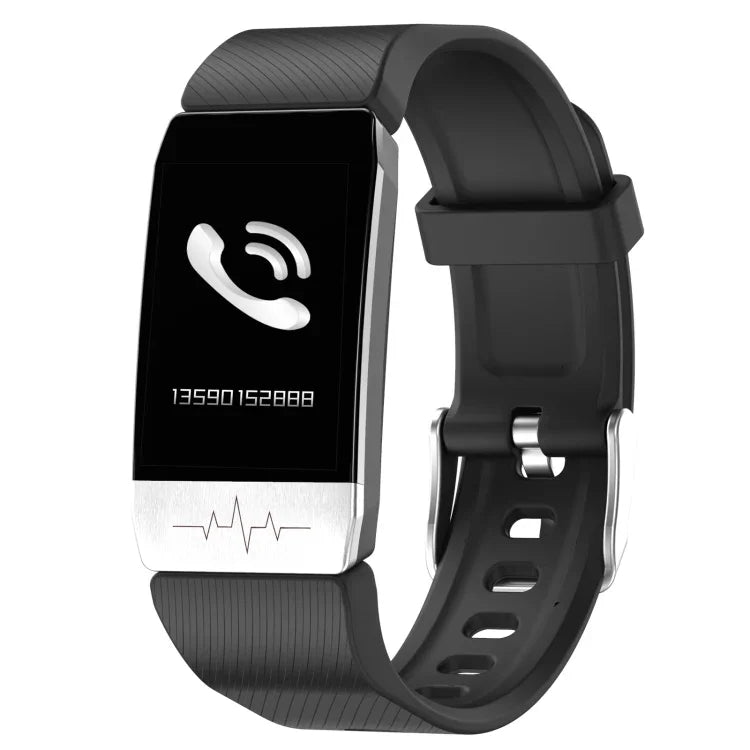 Vòng đeo tay thông minh T1S màn hình 1.14 inch chống nước IP67, Hỗ trợ theo dõi oxy trong máu / Theo dõi nhiệt độ cơ thể / Theo dõi nhịp tim