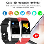 Vòng đeo tay thông minh T1S màn hình 1.14 inch chống nước IP67, Hỗ trợ theo dõi oxy trong máu / Theo dõi nhiệt độ cơ thể / Theo dõi nhịp tim