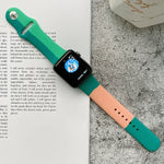 Dây đồng hồ thay thế silicone phối màu cho Apple Watch Series 6 & SE & 5 & 4 40mm / 3 & 2 & 1 38mm, Dành cho Apple Watch 40mm/38mm(Đen+Đỏ+Trắng), Dành cho Apple Watch 40mm/38mm(Đỏ+Trắng+Đen), Dành cho Apple Watch 40mm/38mm(Xanh nhạt+Xanh đậm+Vàng)