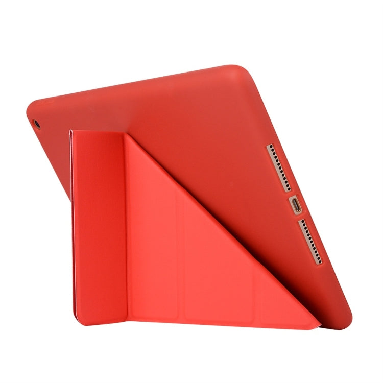 For iPad 10.2 inch TPU Horizontal Deformation Flip Leather Case with Holder