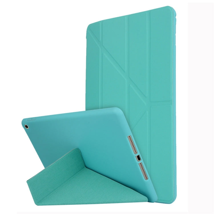 For iPad 10.2 inch TPU Horizontal Deformation Flip Leather Case with Holder