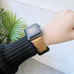 Dây đồng hồ thay thế da khóa đầu lớn cho Apple Watch Series 6 & SE & 5 & 4 44mm / 3 & 2 & 1 42mm, Dành cho Apple Watch Ultra 49mm / Series 8&7 45mm / SE 2&6&SE&5&4 44mm / 3&2&1 42mm