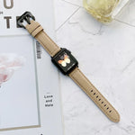 Dây đồng hồ thay thế da khóa đầu lớn cho Apple Watch Series 6 & SE & 5 & 4 44mm / 3 & 2 & 1 42mm, Dành cho Apple Watch Ultra 49mm / Series 8&7 45mm / SE 2&6&SE&5&4 44mm / 3&2&1 42mm